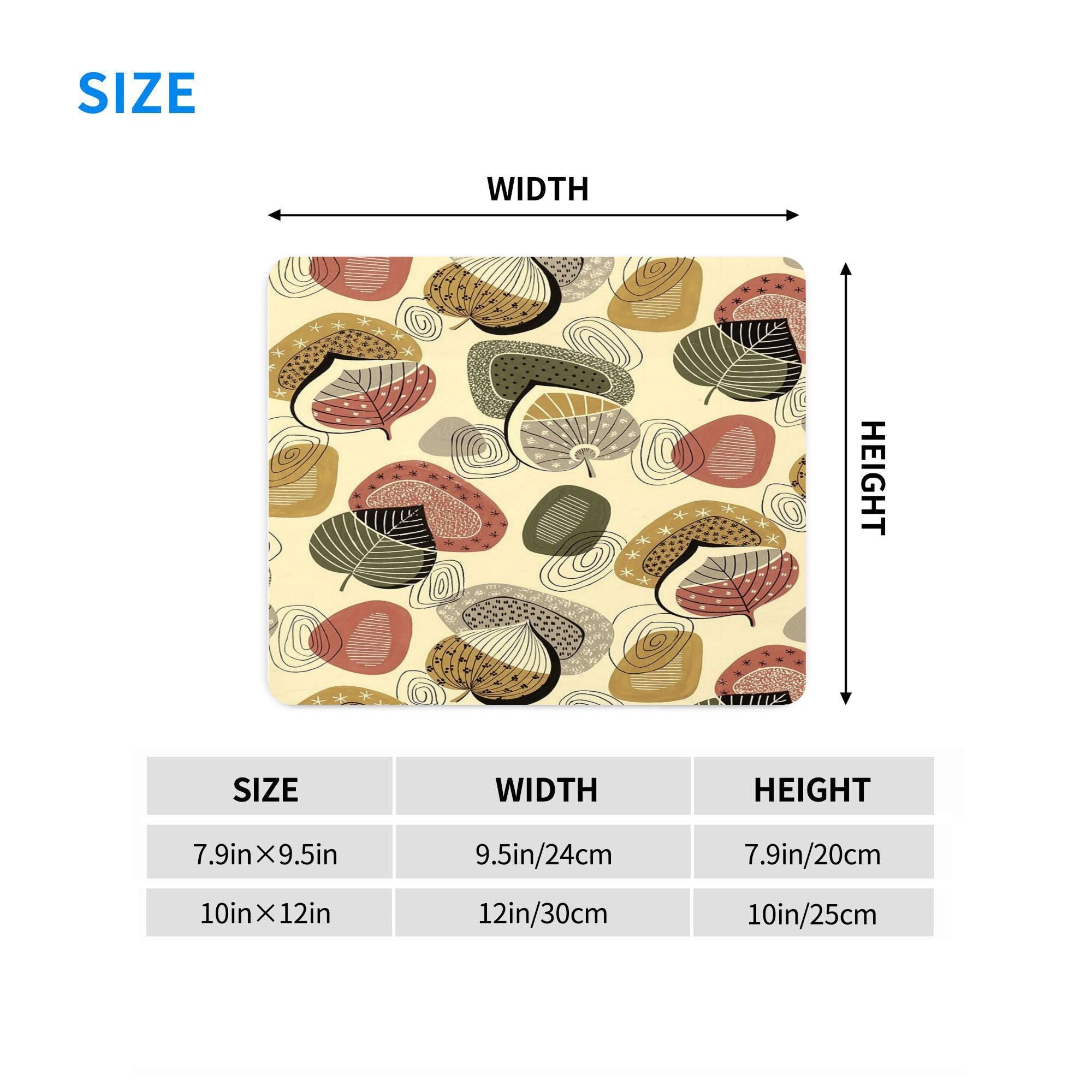 Tier Upon Tier of Leaves Small Mouse Pad