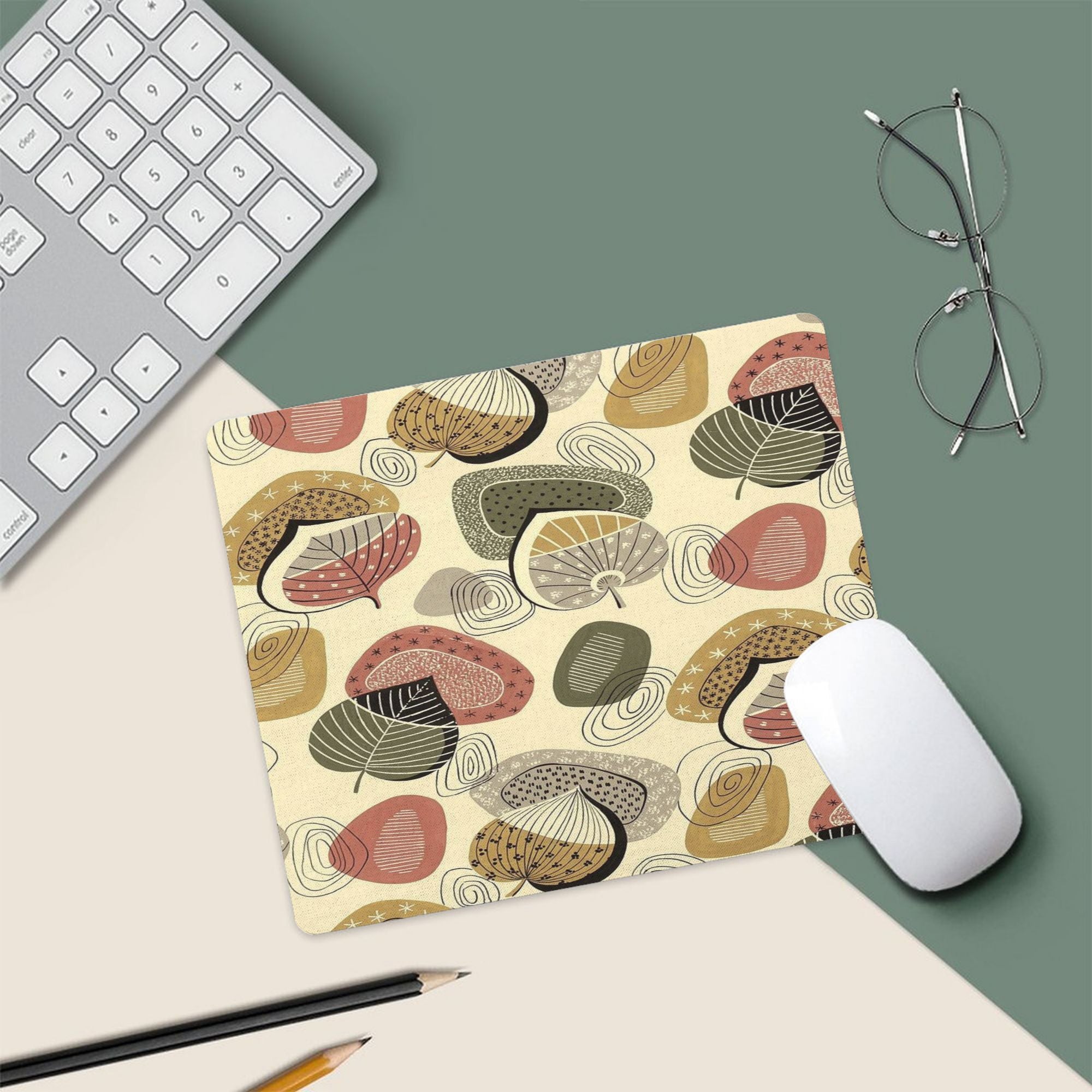 Tier Upon Tier of Leaves Small Mouse Pad