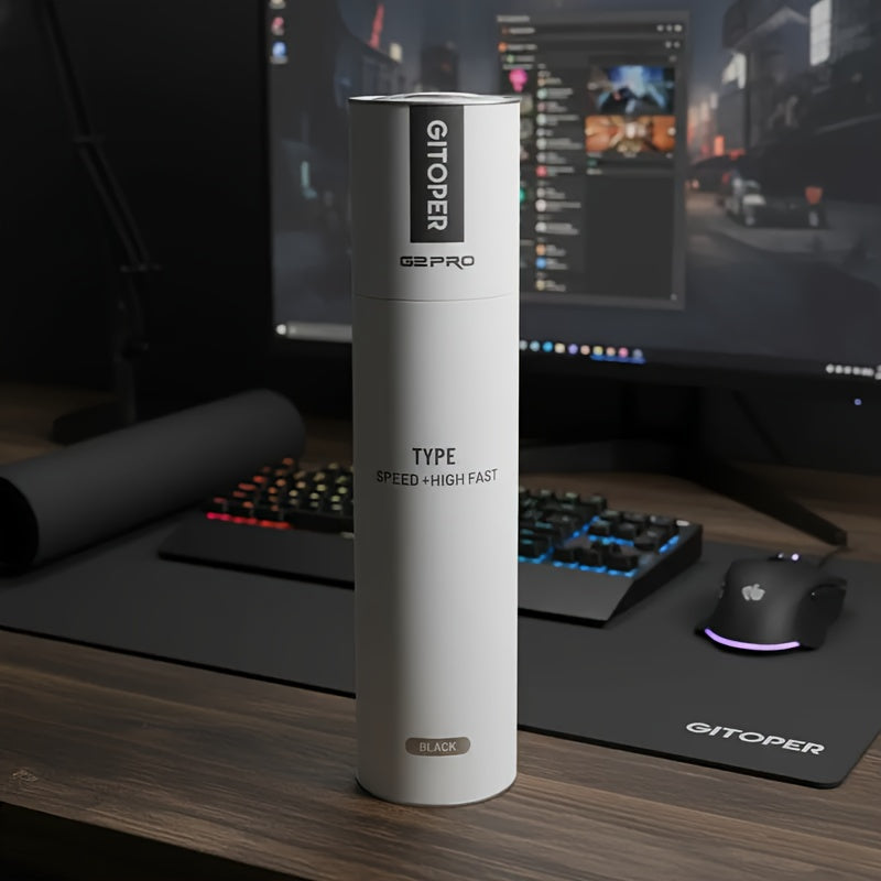 GITOPER Gaming Mouse Pad GITOPER G2 PRO XL Gaming Mouse Pad | 490x420mm Precision Control\u002FSpeed Surface, Non-Slip Soft Base for Esports & FPS Games