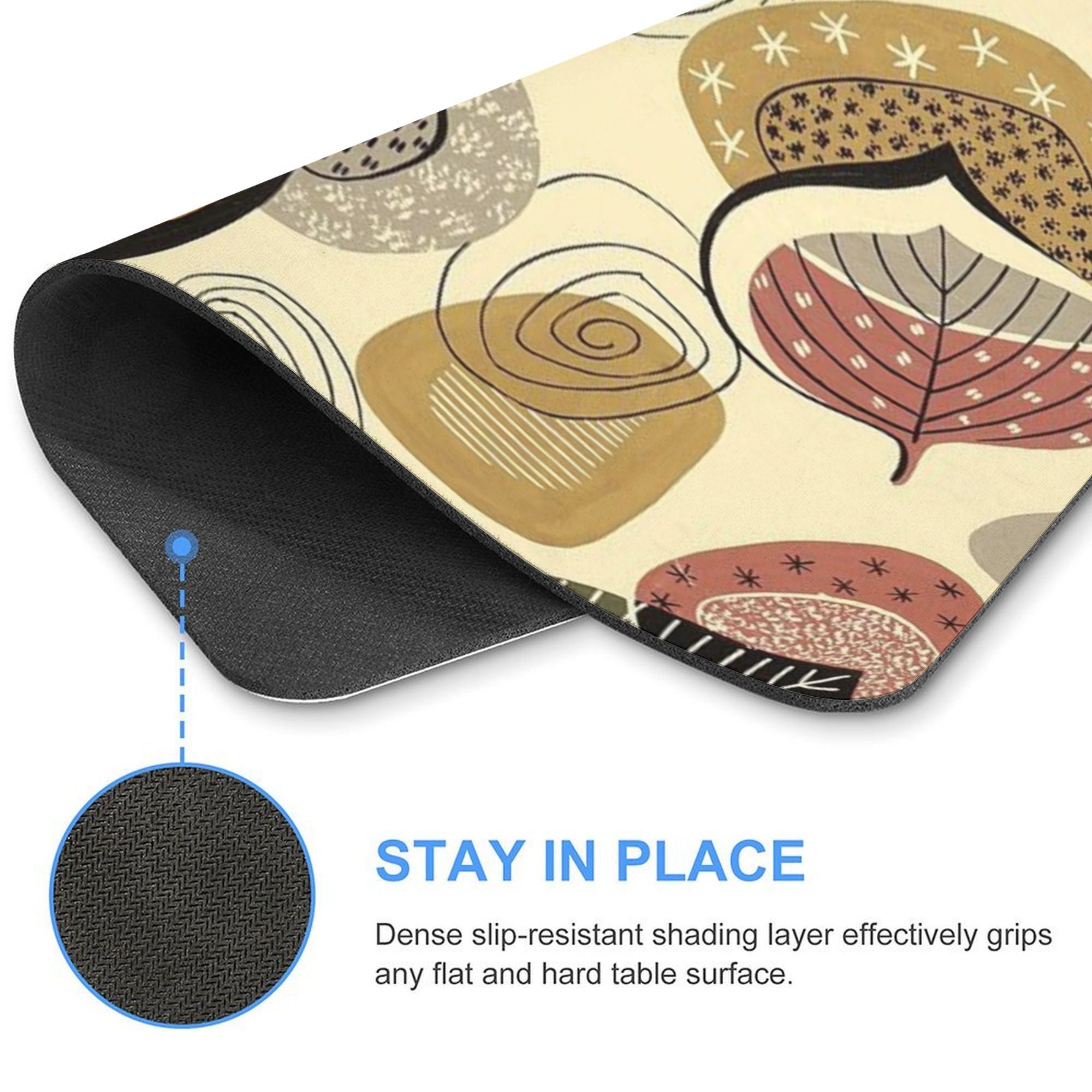 Tier Upon Tier of Leaves Small Mouse Pad
