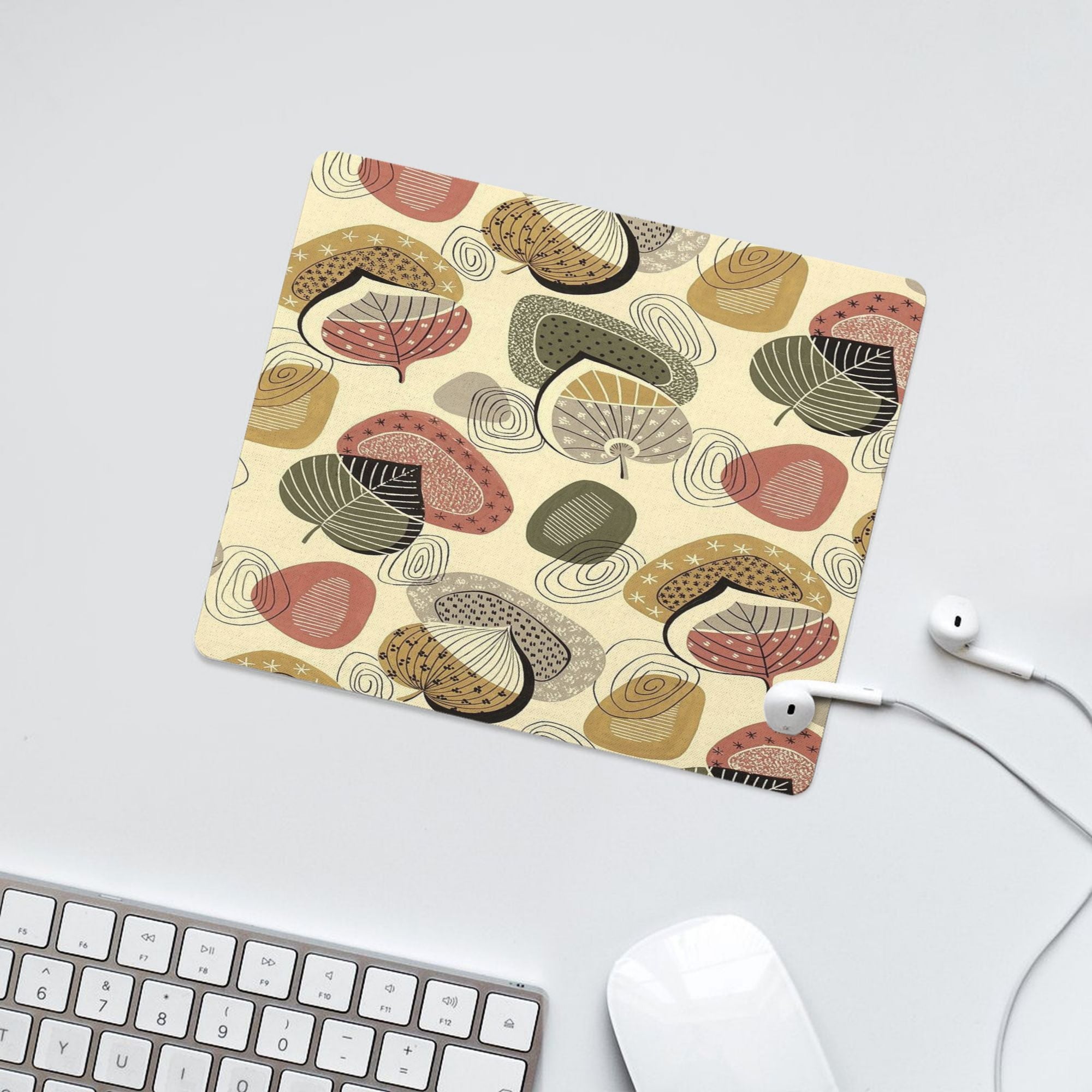 Tier Upon Tier of Leaves Small Mouse Pad