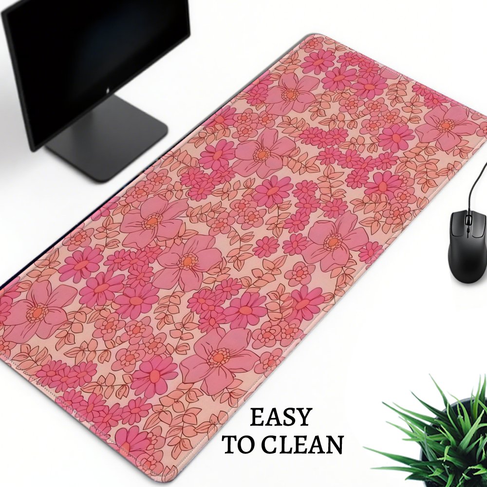 Moon Mouse Pad Desk Pad Computer Pad 2D Flat XXL XL L Super Big Large Gaming Mouse Pad, Desk Mouse Pad, Aesthetic Mouse Pad, Gaming Mouse Pad, Large Desk Mouse Pad with Anime Design, Cute Aesthetic Mouse Pad for Computer, Office, and Home Use, 2D